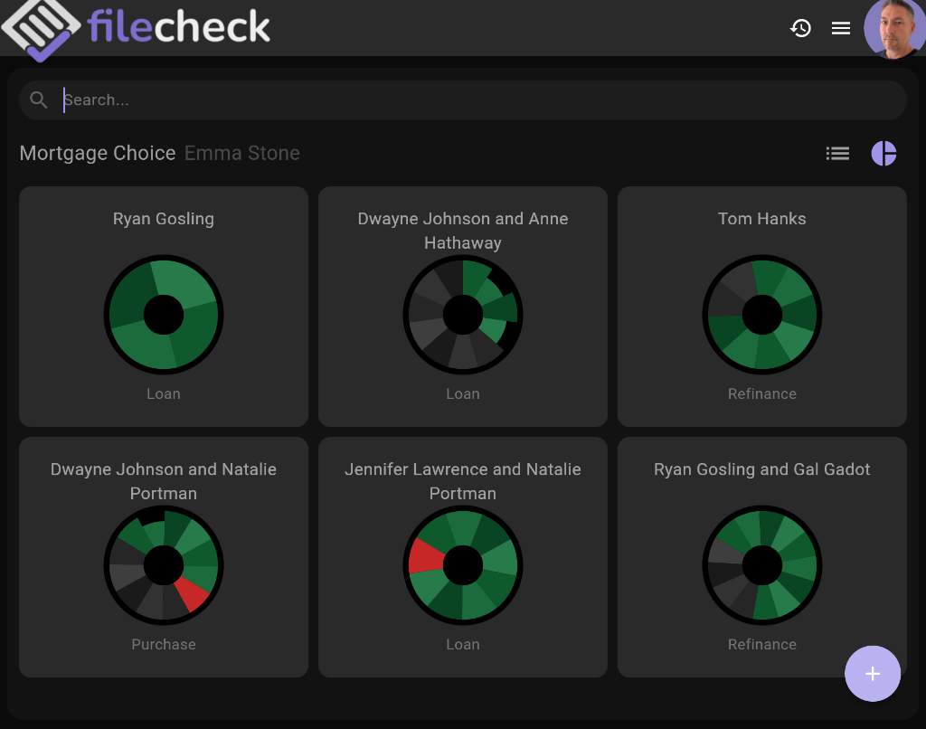 FileCheck Dashboard Overview